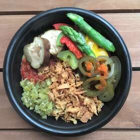 温野菜チリペーニョコシャリ