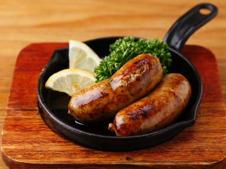 拘りの自家製ソーセージ（680円）