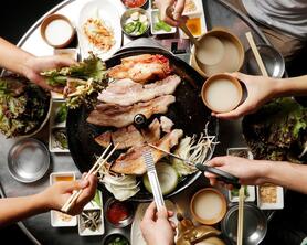 九州黒豚使用!サムギョプサルコース飲放2H=>月〜木飲放3H!