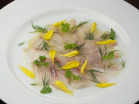 産地直送鮮魚のカルパッチョ