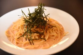 生うにのクリームパスタ