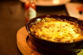 熱々のラザニア