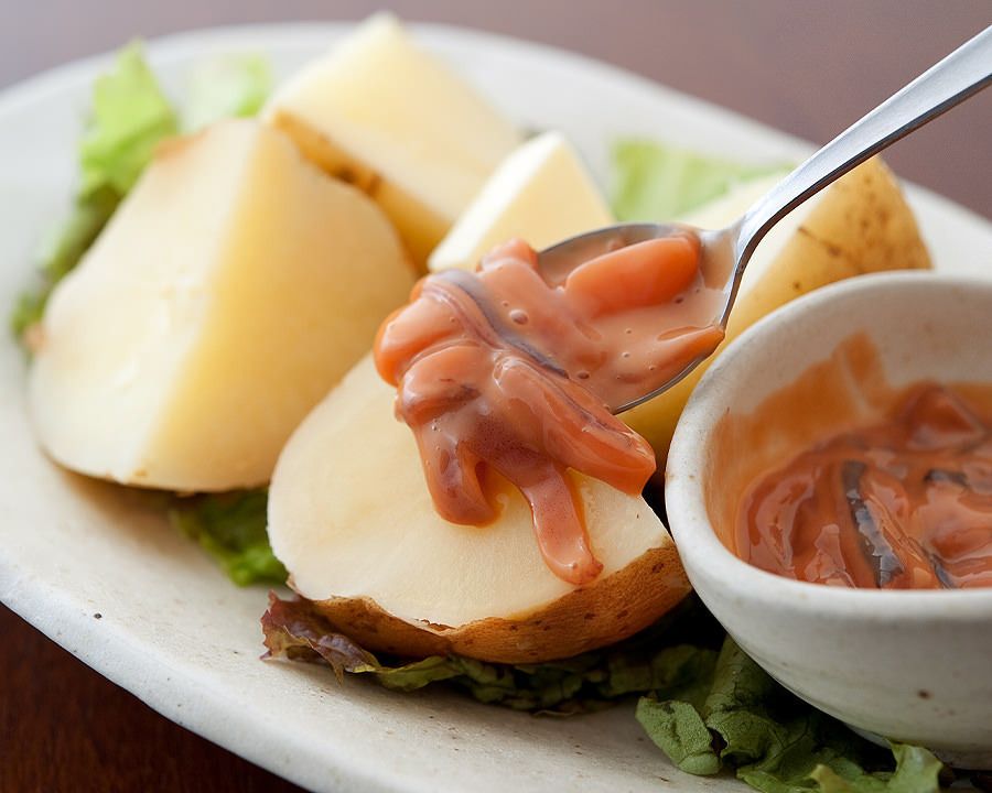 塩辛じゃがバター