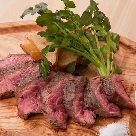 イチボ肉のシャリアピンステーキ