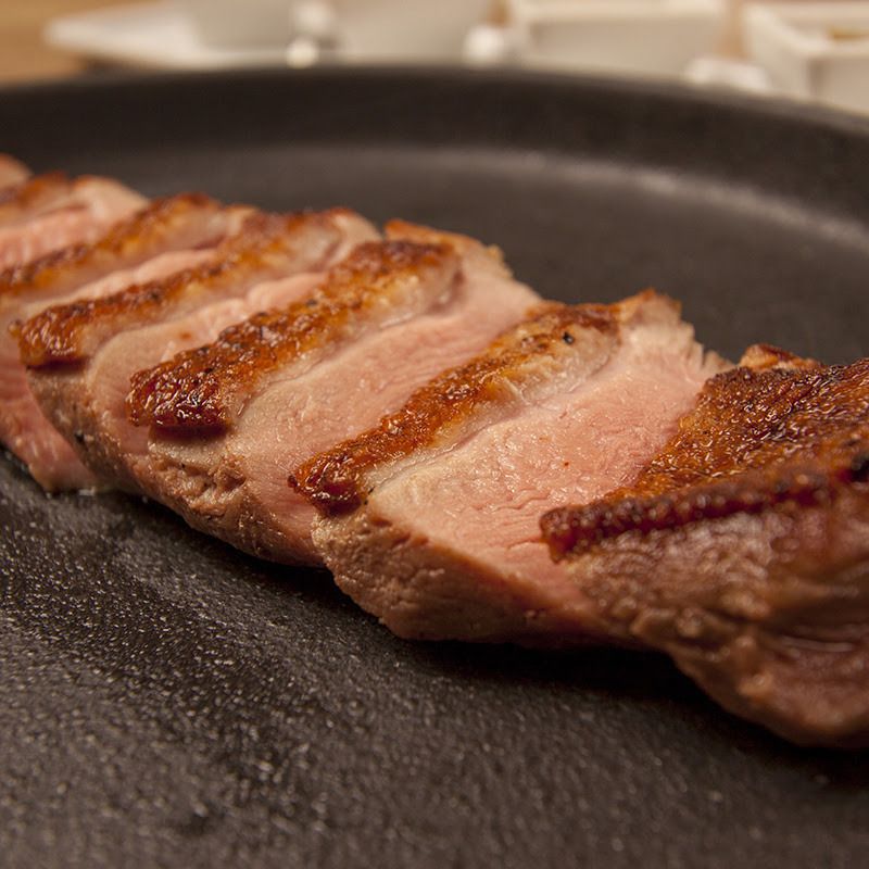 鴨の鉄板グリル