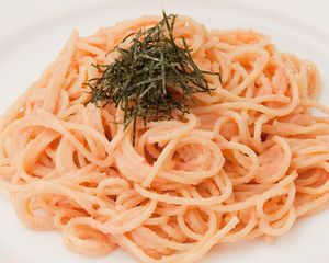 スパゲッティ　明太子　（サラダ付き）（1000）
