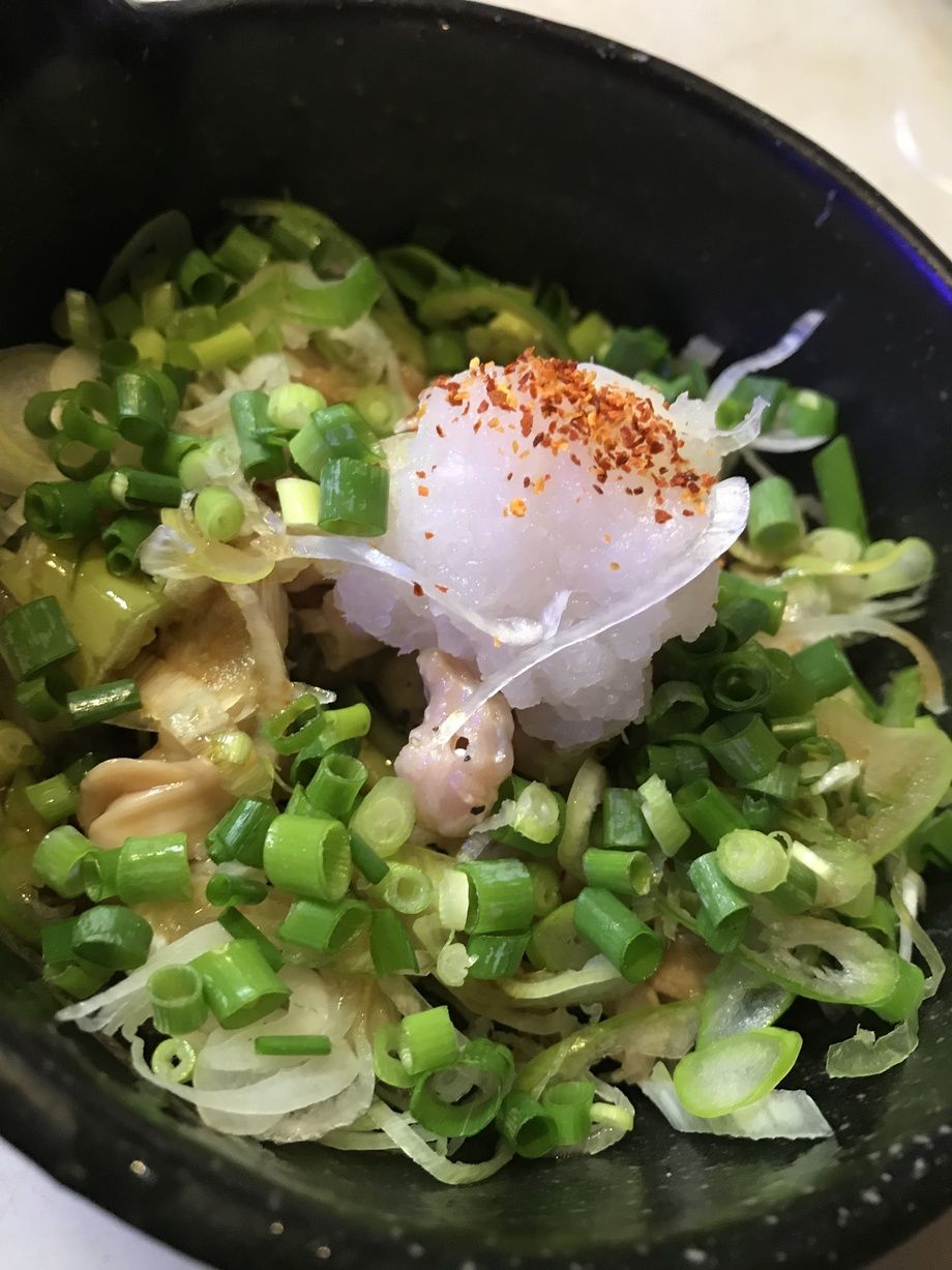 鶏皮ポン酢和え