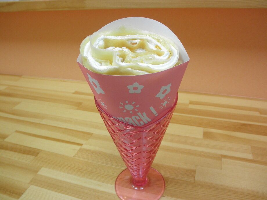 クレープ　メイプル生クリーム