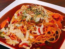 焼きチーズカレーナポリタン