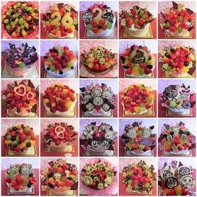 ２０１７年８月にお作りしたホールデコレーションケーキの一部(^^♪