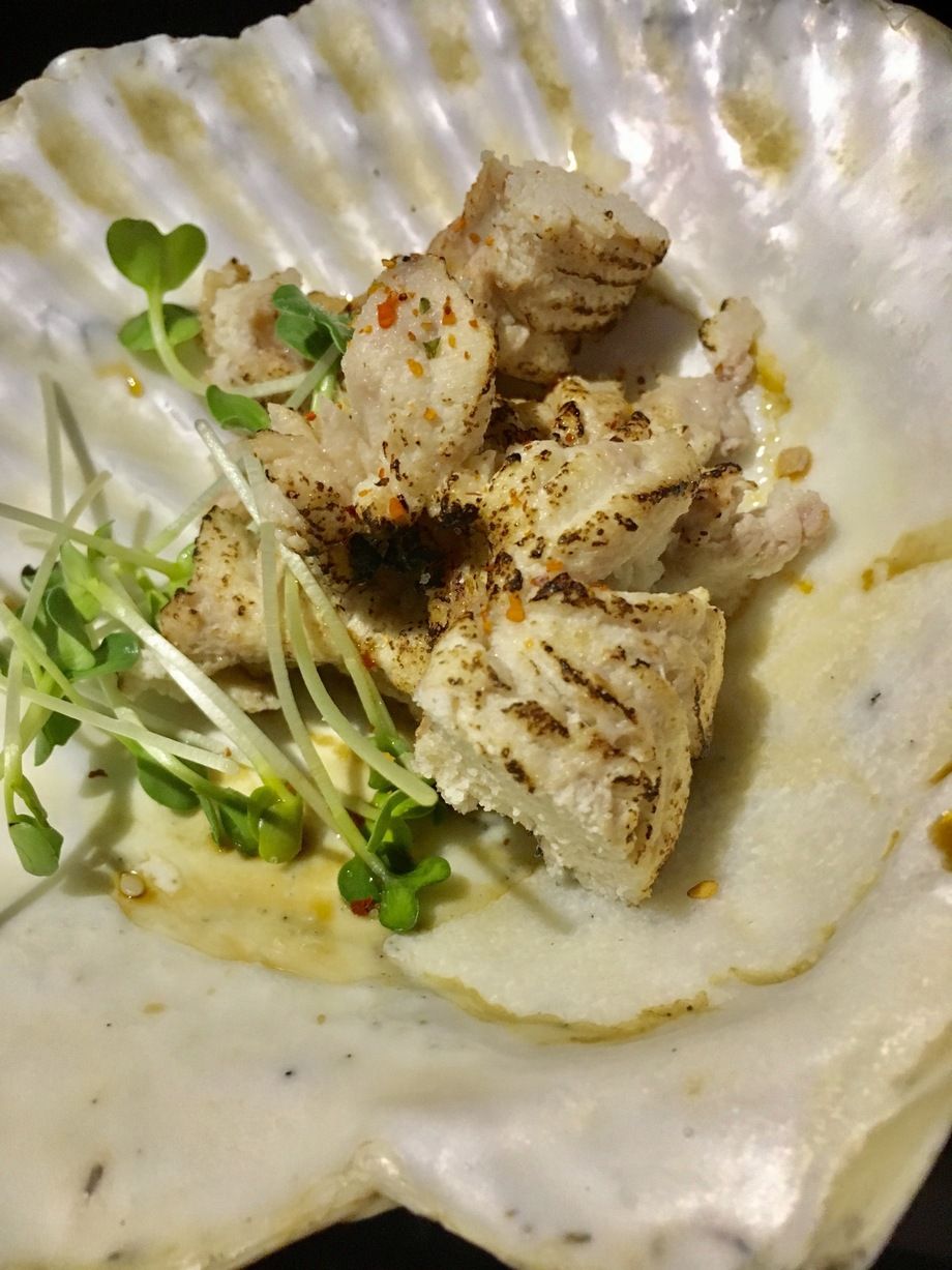 珍味！マグロの卵塩焼き