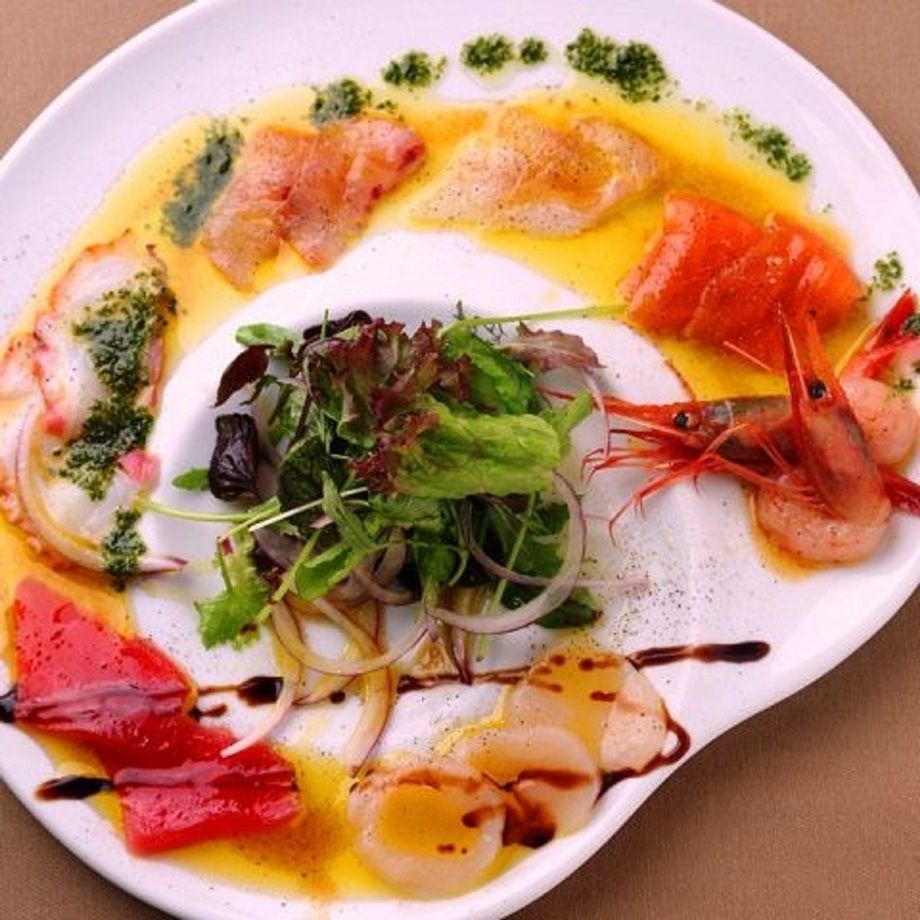 魚介のカルパッチョ5種盛り