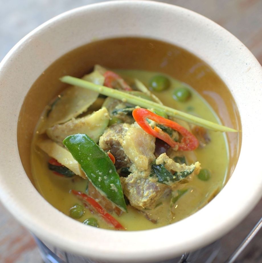 グリーンカレー（ゲーンケオワーン）ライス付き