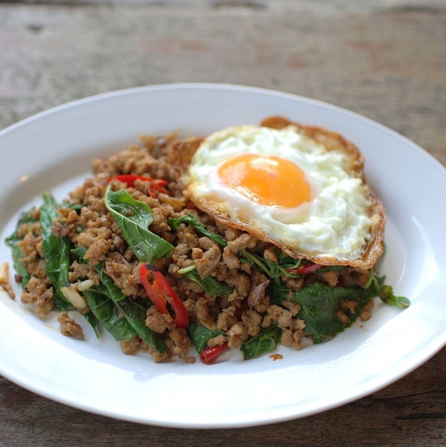 ガパオ・ムー（ガパオムー）ライス付き