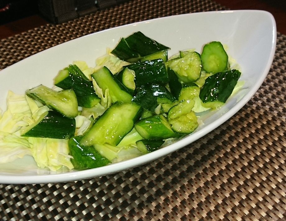 きゅうりのたたき（400円）