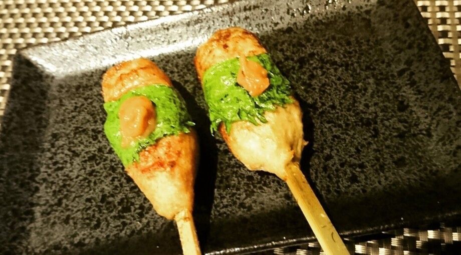 梅しそつくね（240円）