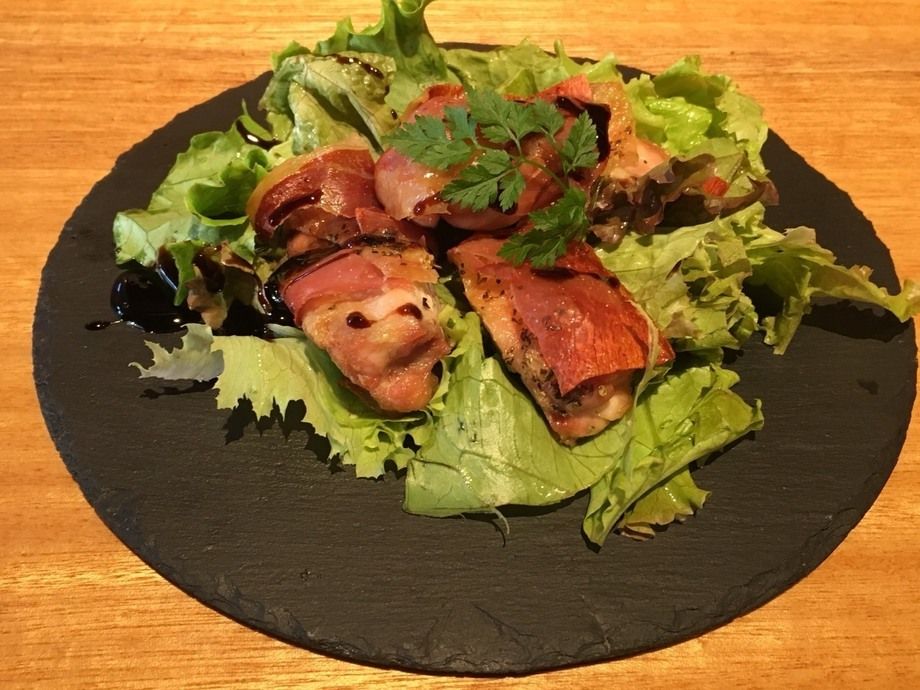 国産鶏の塩焼き サルティンボッカ風(10月)