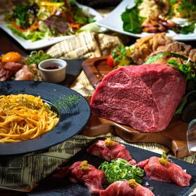 ★歓送迎会プラン【今だけ！！時間無制限飲み放題付♪】黒毛和牛うに炙り宮崎産霧峰牛ステーキ2種食べ尽くしコース　※金・祝前日は2時間飲み放題です