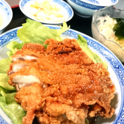 唐揚げセット(油淋鶏)