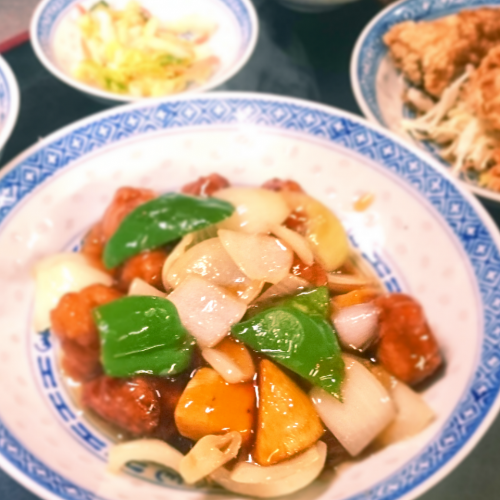 酢豚セット(糖醋里脊)