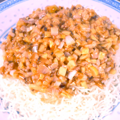 ローポースン（生菜包肉鬆）