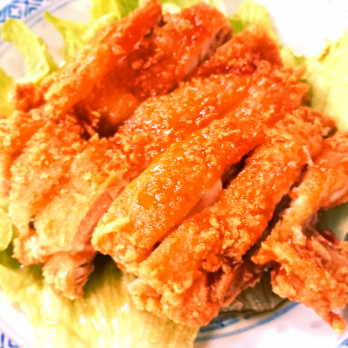 鶏肉のから揚げ（油　淋　鶏）