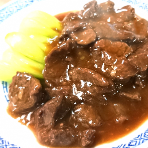 牛肉のカキ油炒め（蠣油牛肉片）
