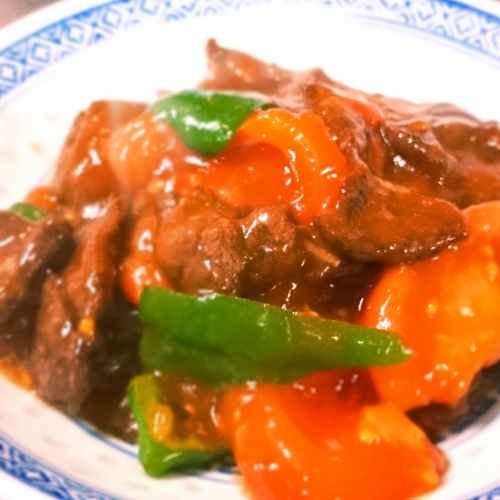 牛肉とトマト炒め（西紅柿牛肉）