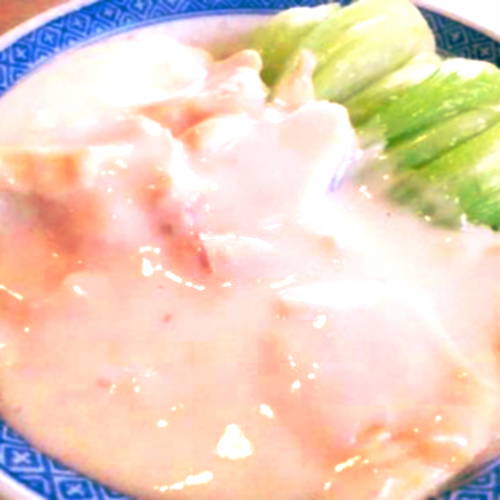 チリアワビのクリーム煮(奶油鮑魚)