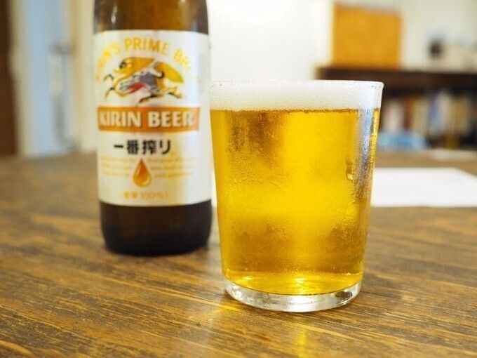 キリン一番搾り（小瓶）（500円）