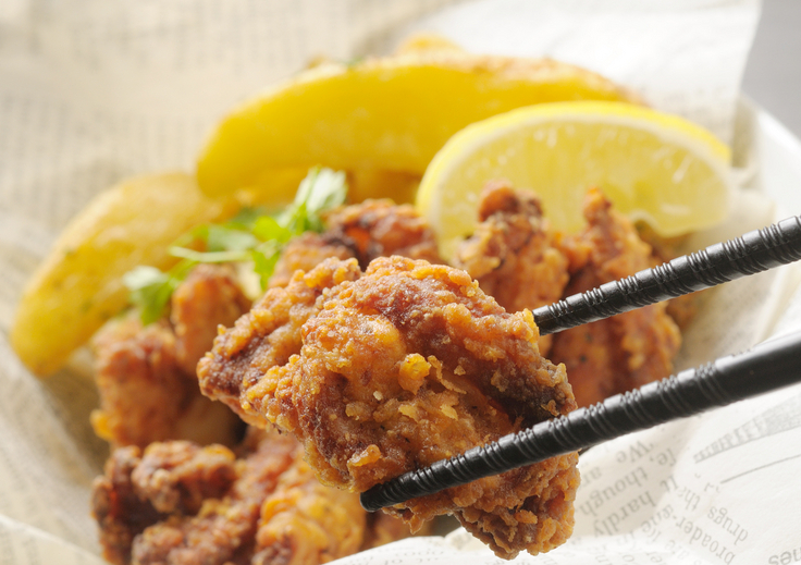 ジューシー若鶏の唐揚げ