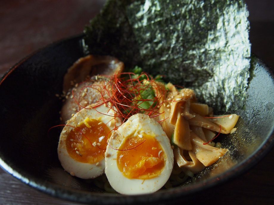 自家製油そば（￥８５０）