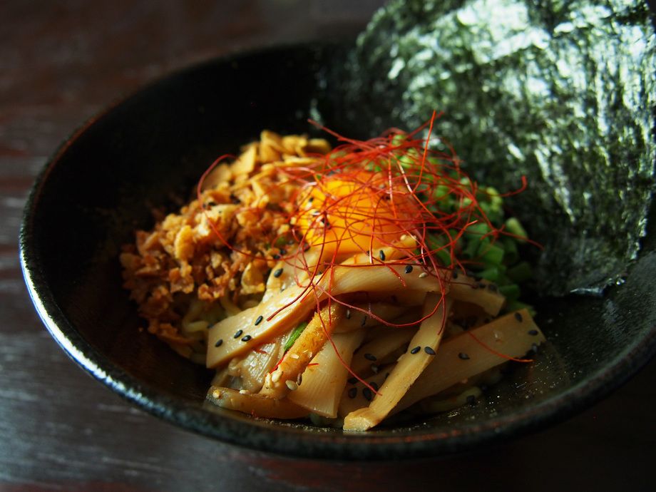 挽肉のまぜそば（￥８５０）