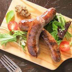 【道産肉自家製ソーセージ】豚肉のソーセージ（￥７８０）