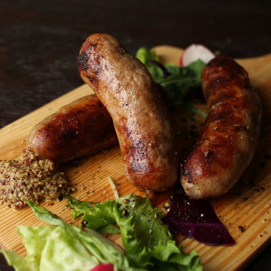 【道産肉自家製ソーセージ】エゾシカ肉のソーセージ（￥７８０）