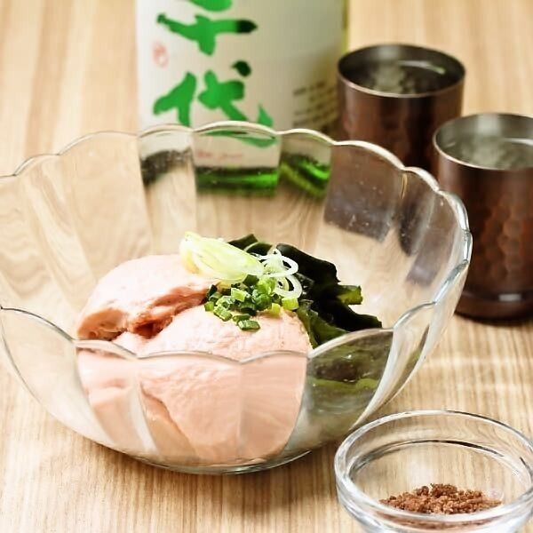 佐渡、赤豆腐　　　～佐渡塩窯の藻塩添え～