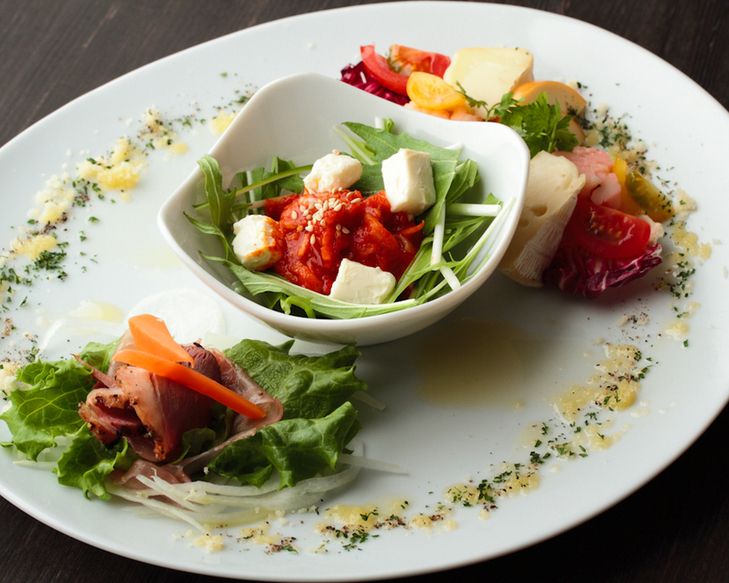 前菜三種盛り合わせ