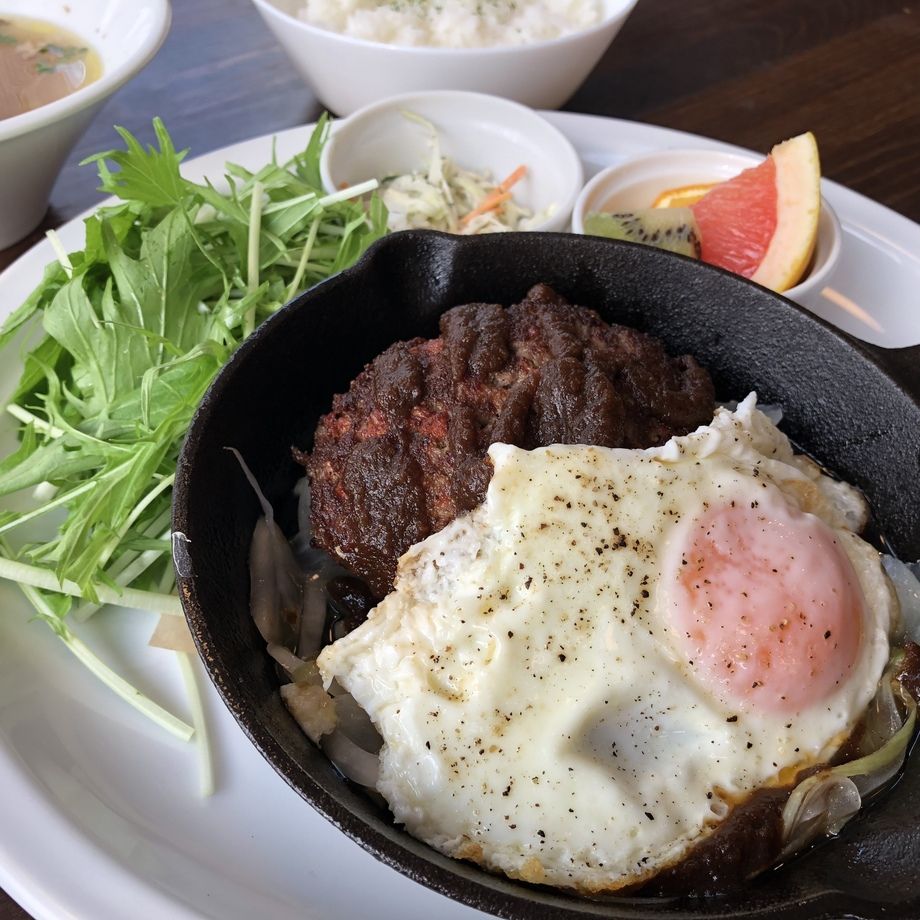  Smoky Hamburger Steak Plate（スモーキー ハンバーグ）（1200）