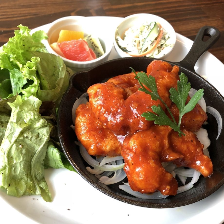 Buffalo Shrimp Plate （バッファローシュリンプ）（1100）