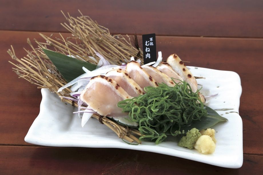 軍鶏むねたたきネギまみれ