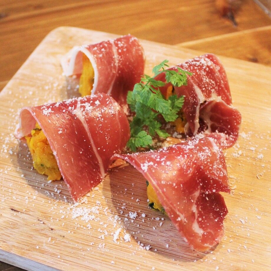 栗マロンかぼちゃと生ハム（550）