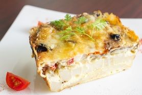 ポテトときのこのキッシュ