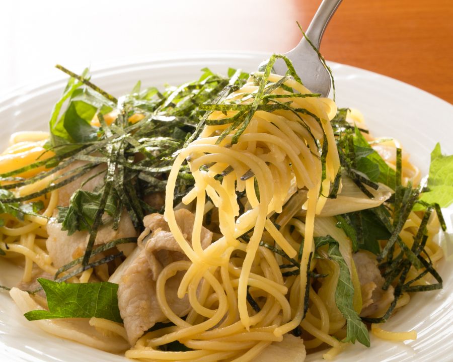 豚肉と長ネギのおろしポン酢味