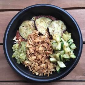 焼きナス＆焼きズッキーニコシャリ