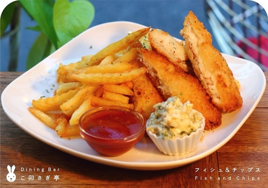 フィッシュ＆チップス（(L) 950   (M) 750   (S) 550）