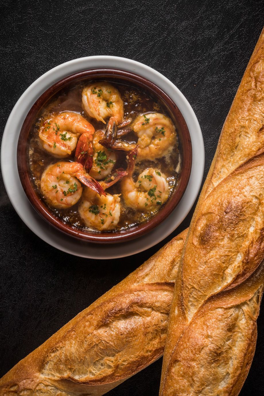 スパイシーシュリンプのアヒージョ