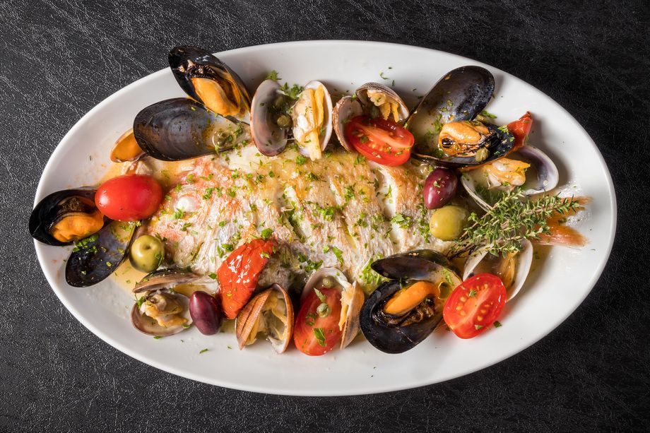 丸ごと1匹！アクアパッツァ