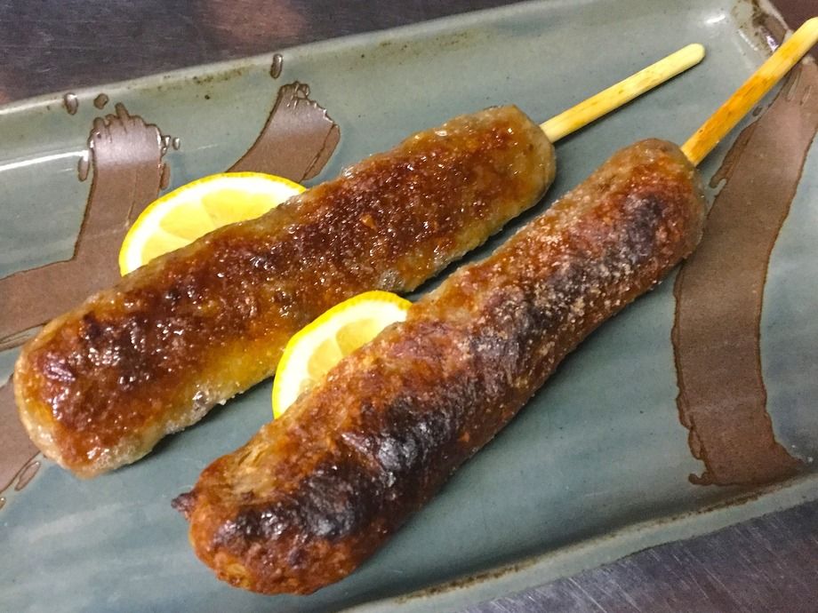 牛タンつくね串（1本250円）