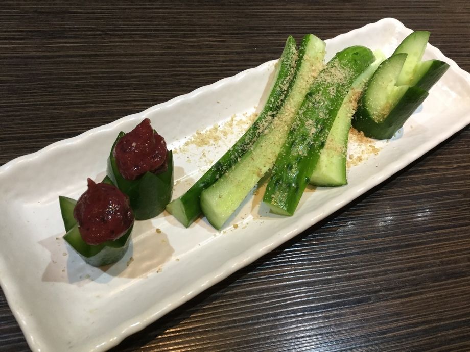 梅きゅう（480円）