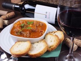 イタリア風モツのトマト煮込み